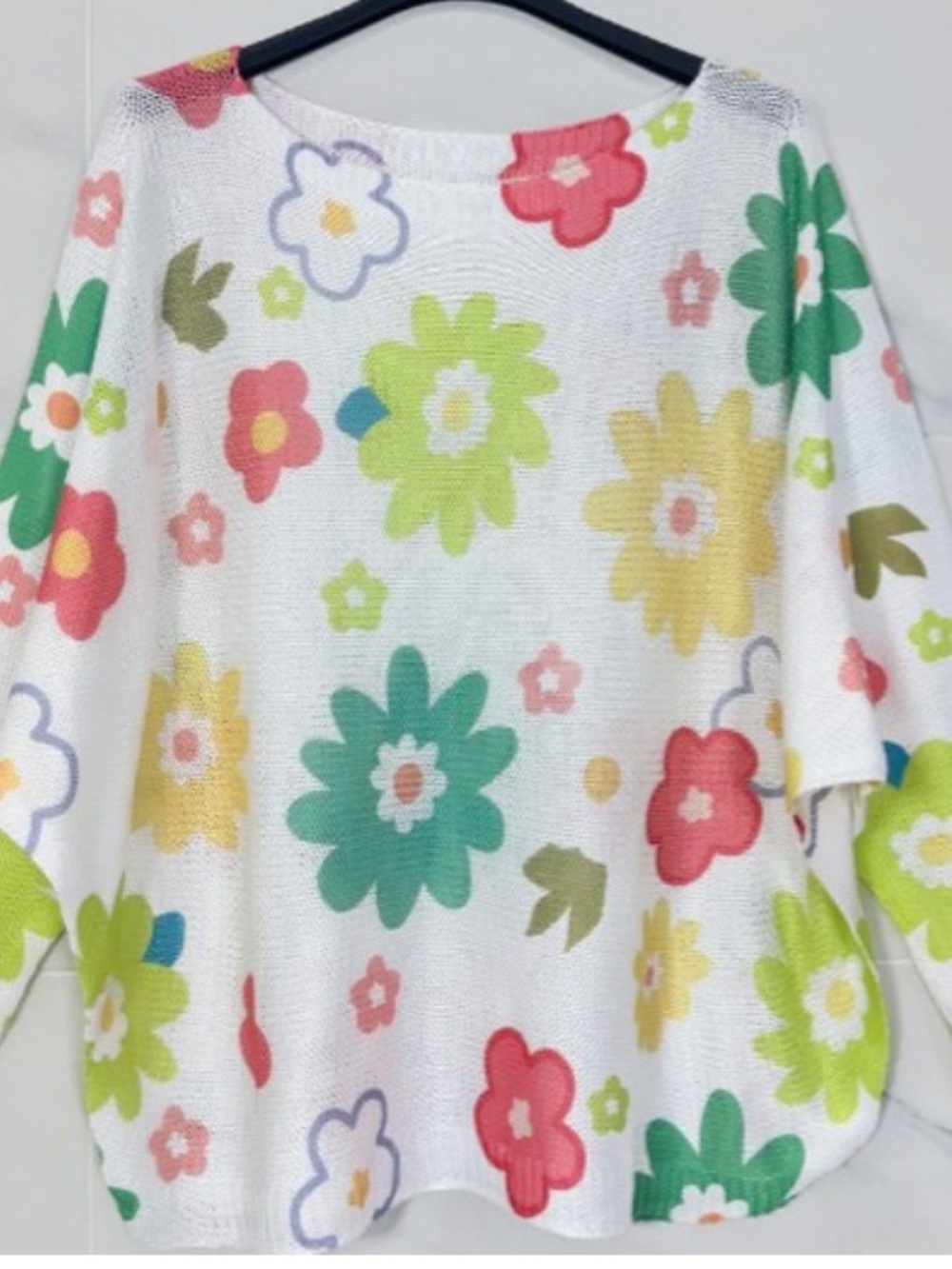 LOOWIE one size floral sweater - Italy